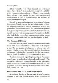 Dismantling Beliefs